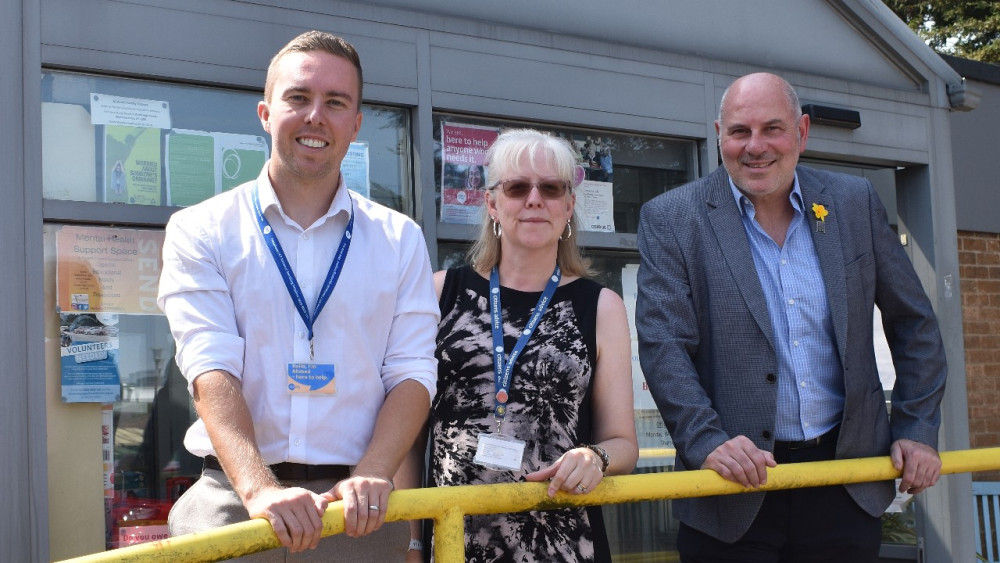 (Left to right) Citizens Advice Solihull Borough Chair Daniel Bliss, Chief Executive Kerry Turner and Cllr Tony Dicicco (Image supplied) 