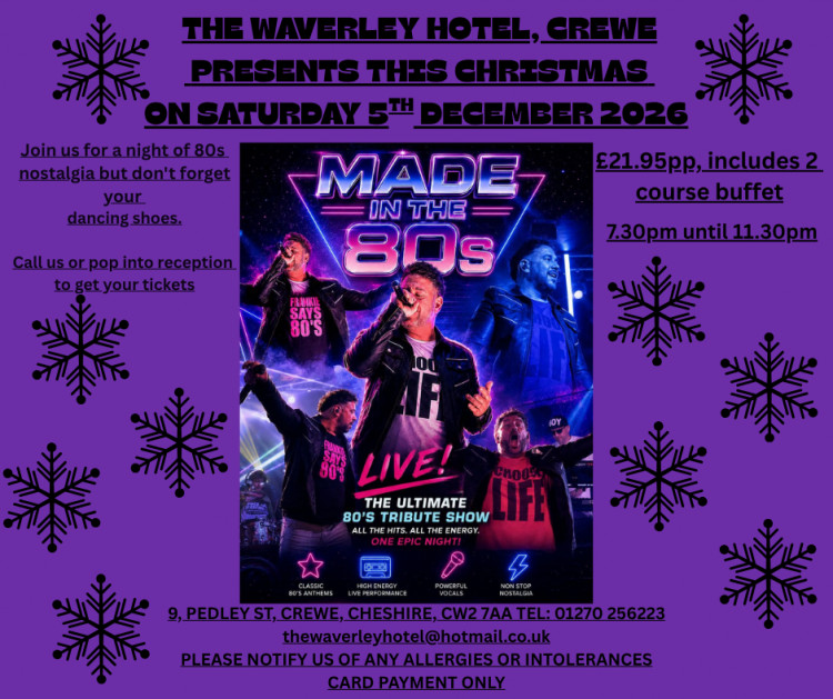 Made in the 80s Christmas party 
