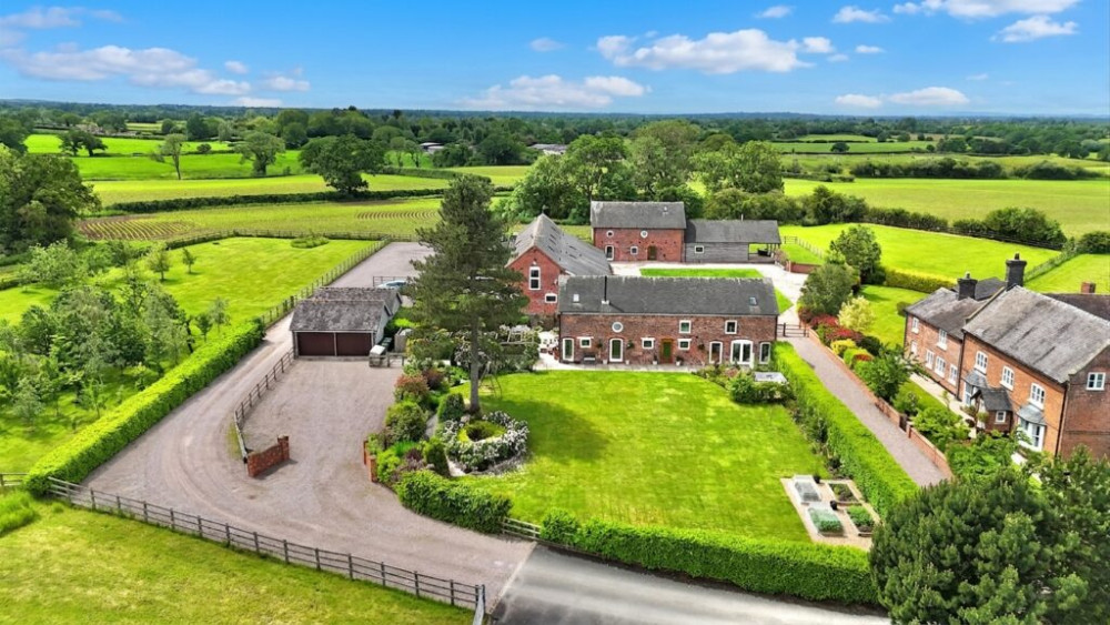 The four-bedroom barn conversion, 'Park House' located on Greenfields Farm, Hunsterson (Photo: James Du Pavey).