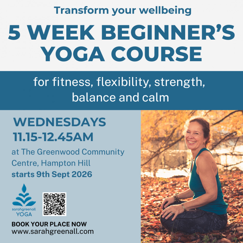 5 week Beginners Yoga Course
