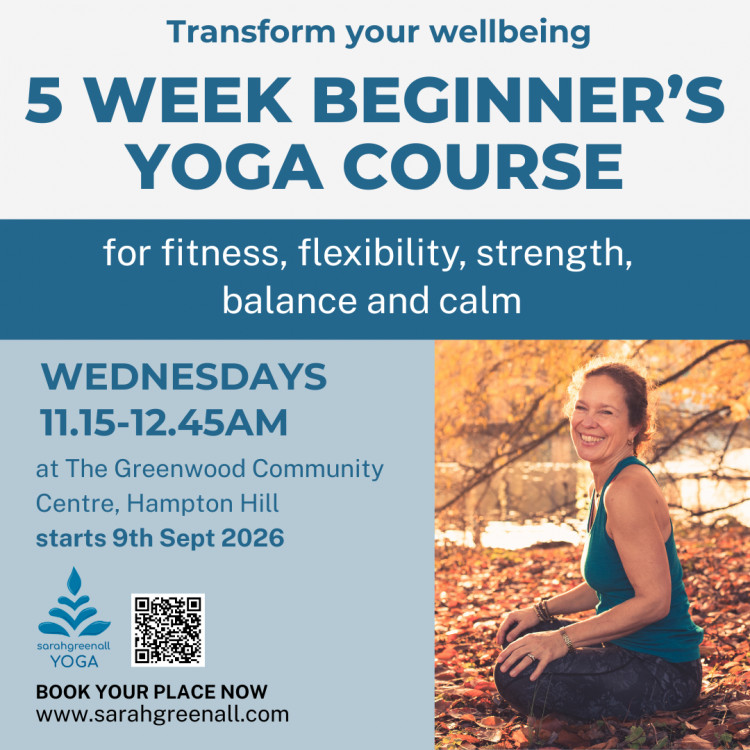 5 week Beginners Yoga Course