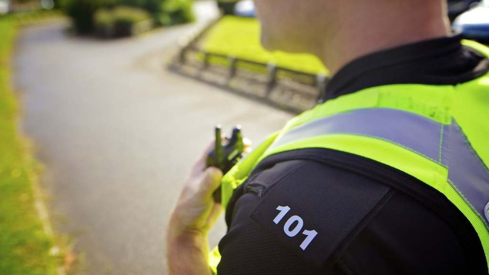 Battery packs for gardening tools were recovered at the scene (image via West Midlands Police)