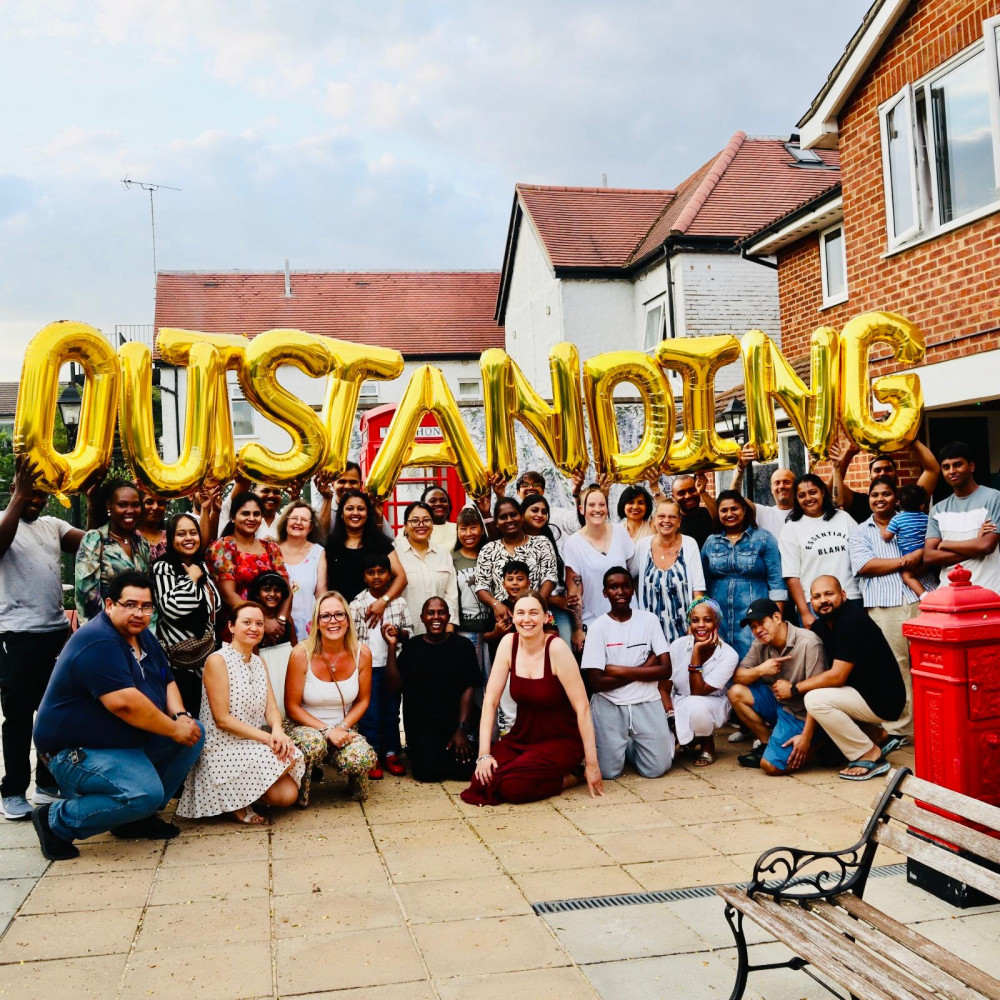 Devonshire Dementia Care Home staff celebrating the CQC's 'outstanding' rating. (Credit: Devonshire Dementia Care Home)