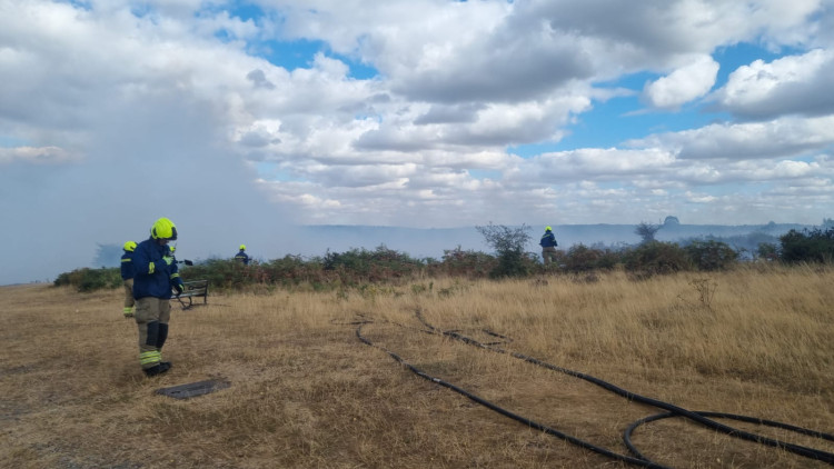 Crews are at the scene (image via Staffordshire Fire and Rescue Service)