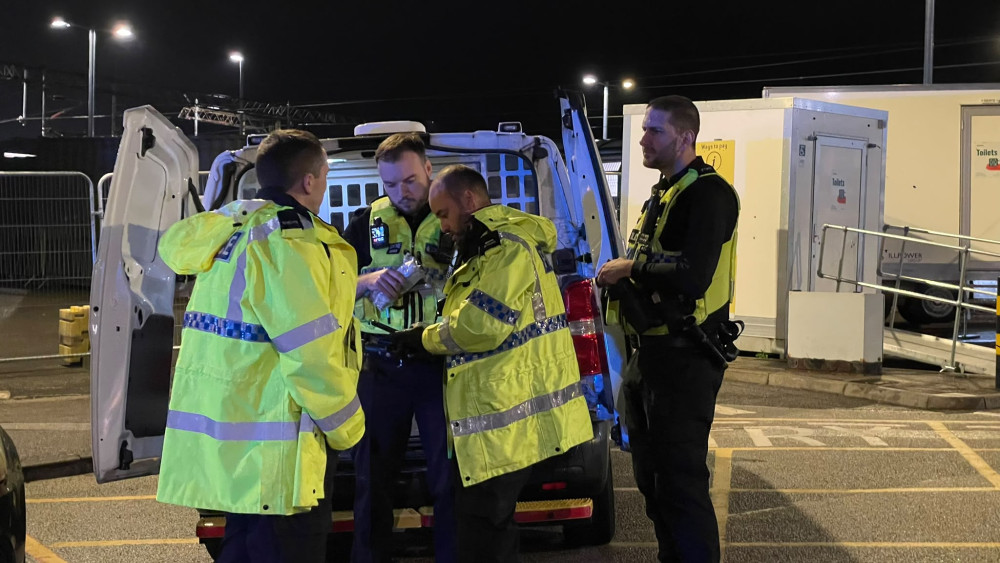British Transport Police officers were called to Macclesfield railway station following reports of a man behaving aggressively (Credit: Warren Nesbit)