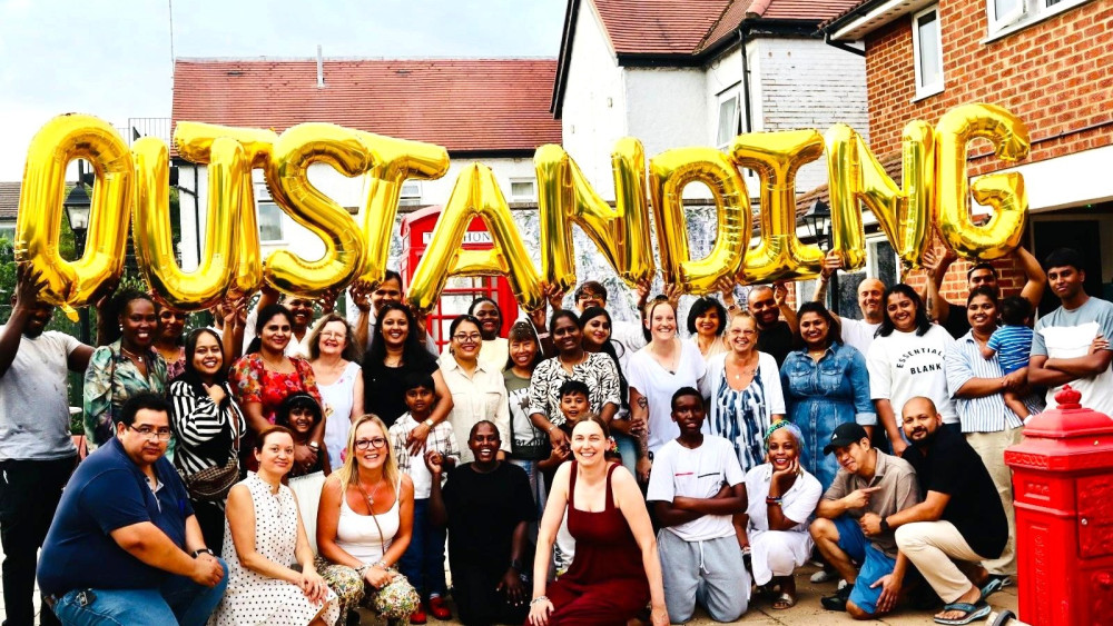 Devonshire Dementia Care Home staff celebrating the CQC's 'outstanding' rating. (Credit: Devonshire Dementia Care Home)