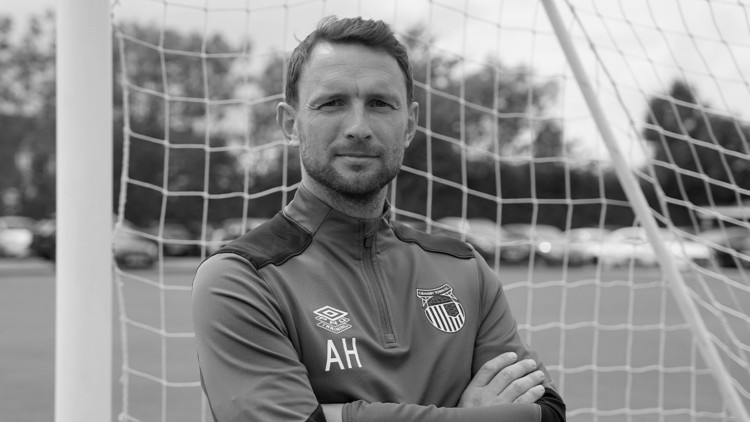 An inquest has been held into the death of Alex Hughes, son of Manchester United legend Mark Hughes (Credit: Grimsby Town FC)