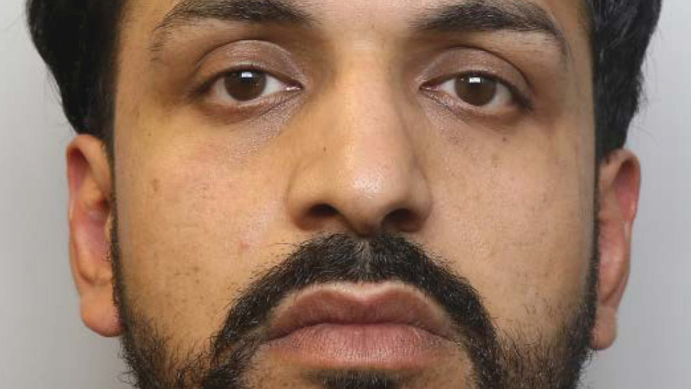 Ehsan Shah received a 30-month prison sentence last month (image via Cheshire Police)