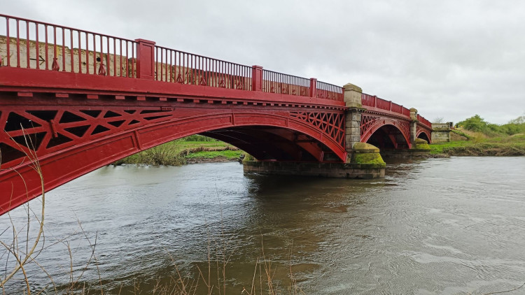 It is the largest surviving pre-1830 cast iron bridge in England and second largest in the world (image via Staffordshire County Council)