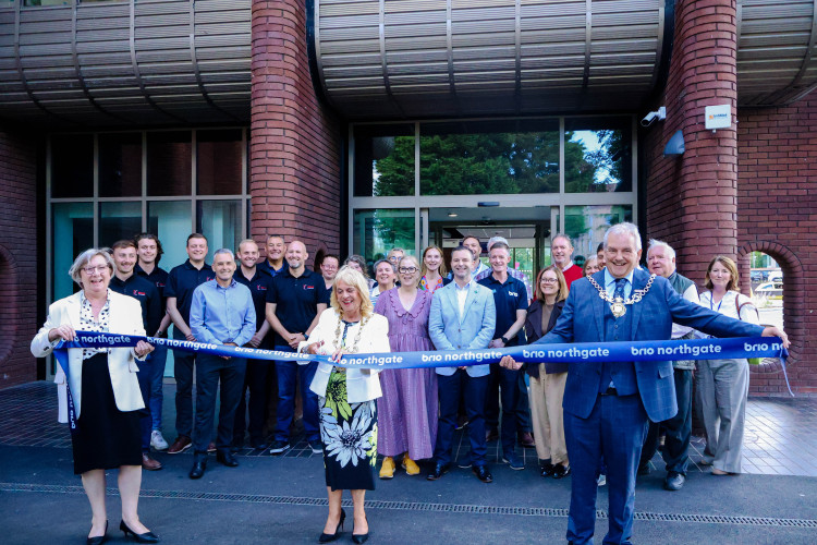 Guests included the Lord Mayor of Chester, representatives from Cheshire West and Chester Council, Brio colleagues and community partners (Image supplied)