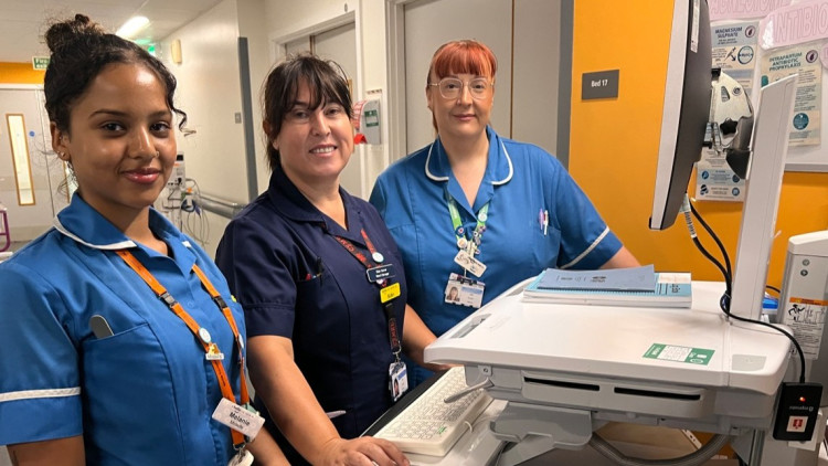 Staff for UHNM's Maternity Centre (image via UHNM)