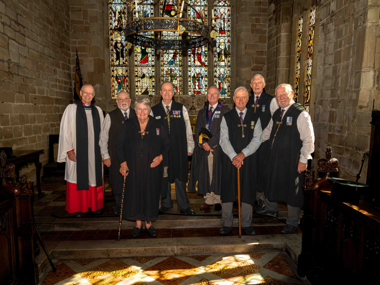 Warwick's Lord Leycester inducted Brother Stephen in a historic ceremony on August 5, offering the public a rare glimpse of this age-old military tradition (image via Life in the Frame/John Martin)