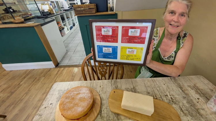 Avid baker, Janet Parkin, has won a series of bakery prizes at the Nantwich Show. (Photo: Nub News) 