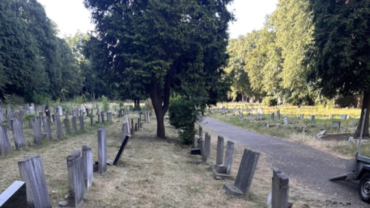 A picture of Grays New Cemetery released by the council today.