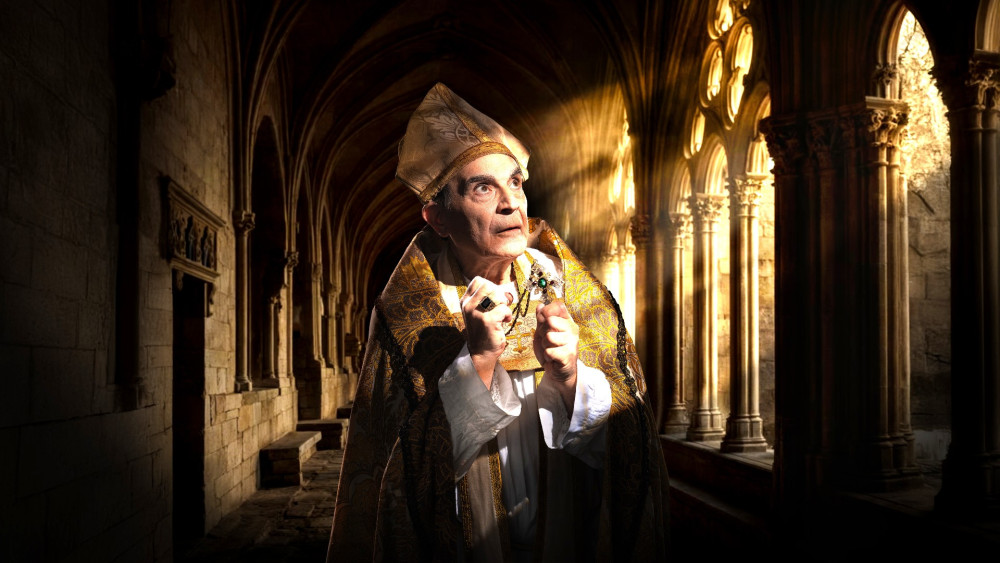 David Suchet stars as Thomas Becket in T.S. Eliot's Murder in the Cathedral (credit: Bob King Creative).
