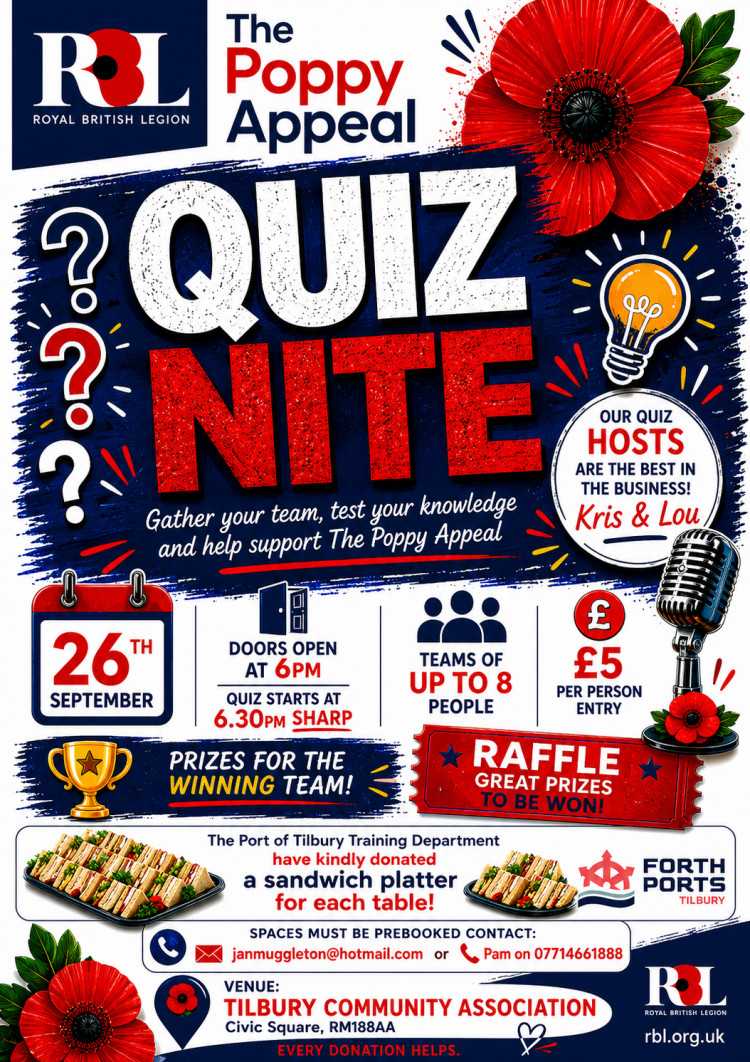 The Poppy Appeal Quiz Nite