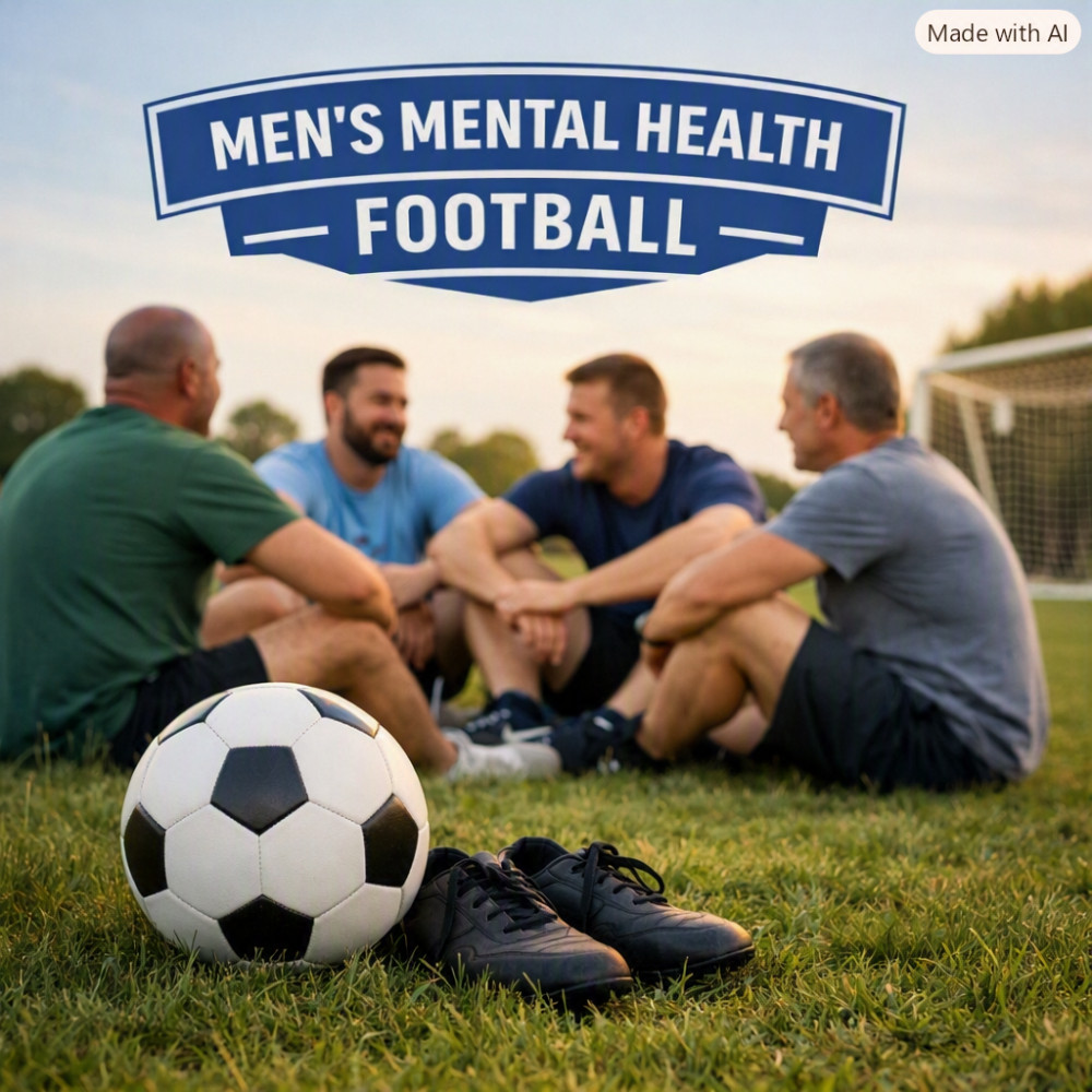 “A simple game, a deeper purpose — supporting men’s mental health in North Hertfordshire.”  