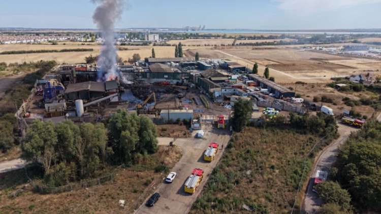 Aerial views of the site today taken by Essex Skyshots - Danny. 