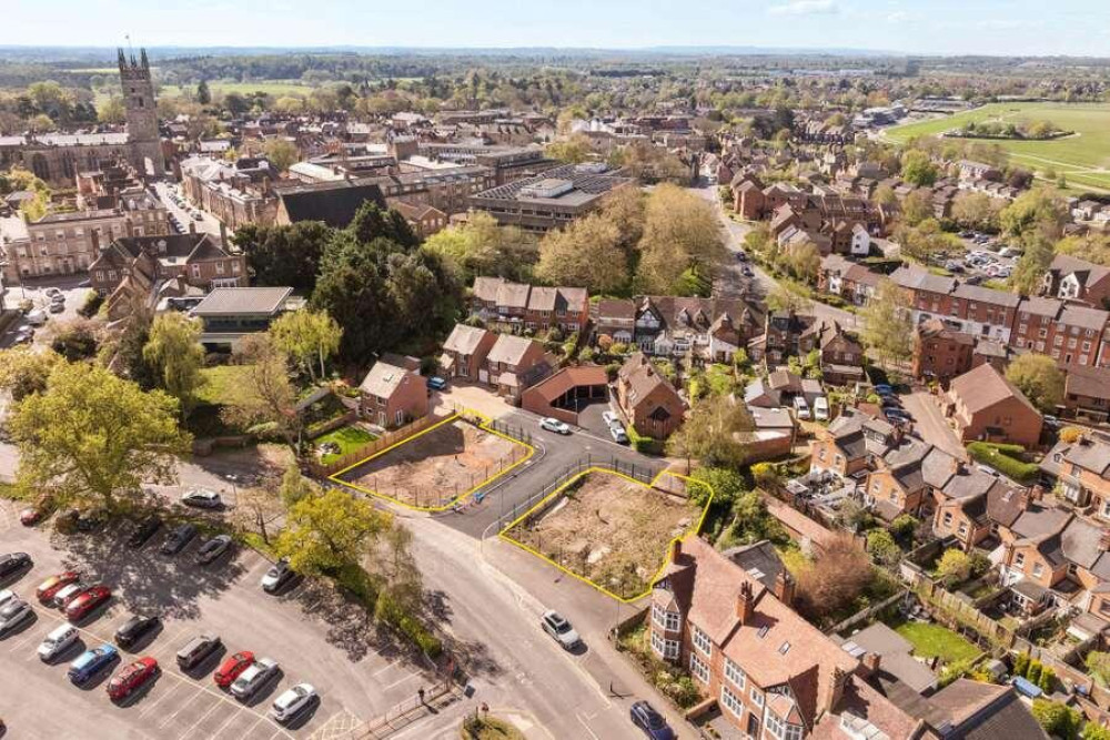 The land at Priory Mews is on the market with Savills (Image via RightMove)