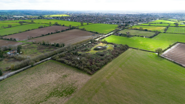The land is off Leicester Lane (image via RightMove)