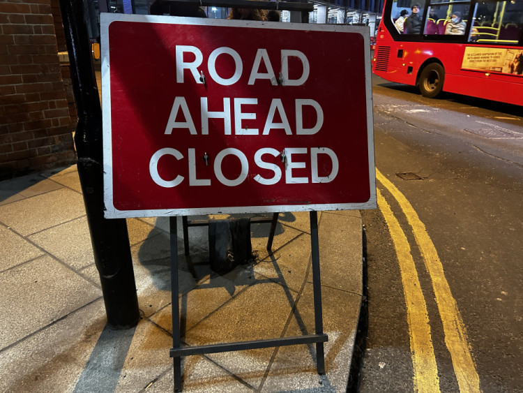Both Broom Road and Fairfax Road in Teddington have roadworks taking place this week (Credit: Tilly O'Brien)
