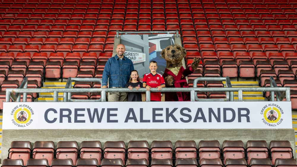 Crewe Alexandra has been re-named 'Crewe Aleksandr' for the opening week of the 2026/27 season, in celebration of Compare the Market becoming an official partner of the EFL (Photo: Supplied).