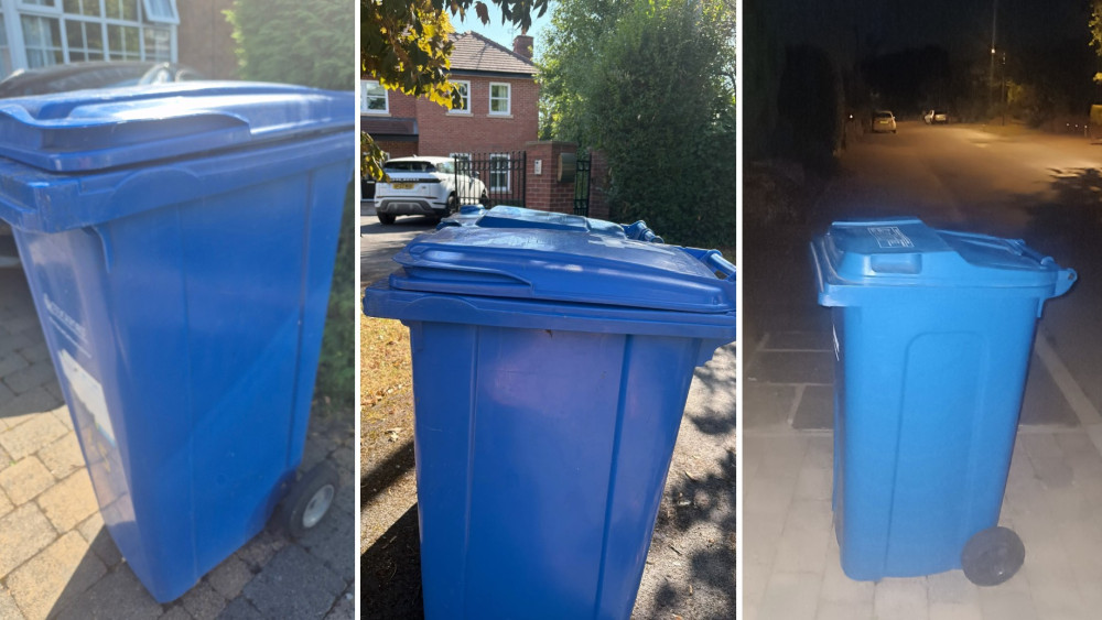 Some Bramhall residents have not had their blue bins collected because Stockport council-owned company Totally Local Company deemed them to be too full (Image - LDRS)