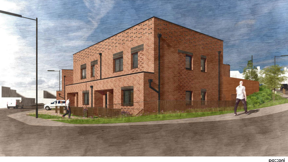 The proposed new development at the former Lily Gertrude Simister Court site in Tunstall (image via planning application)