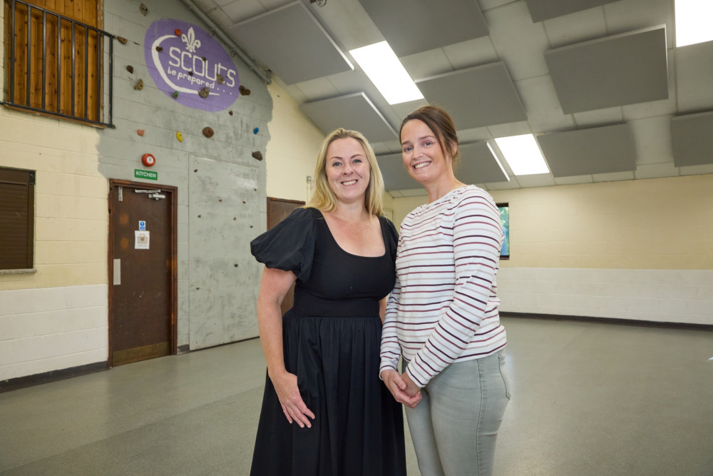 Kirsty Woolridge (right), who plans to open Wonder Star Futures college, with Jen Goodwin (Photo: Supplied).