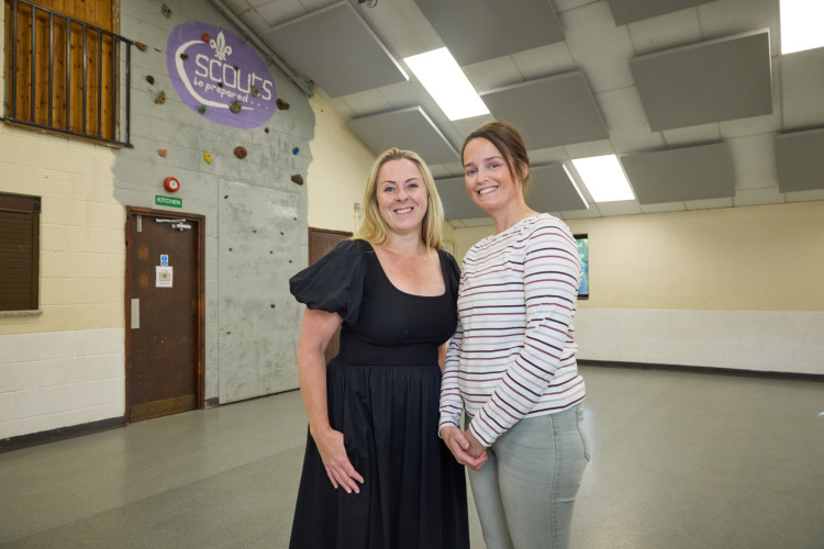 Kirsty Woolridge (right), who plans to open Wonder Star Futures college, with Jen Goodwin (Photo: Supplied).