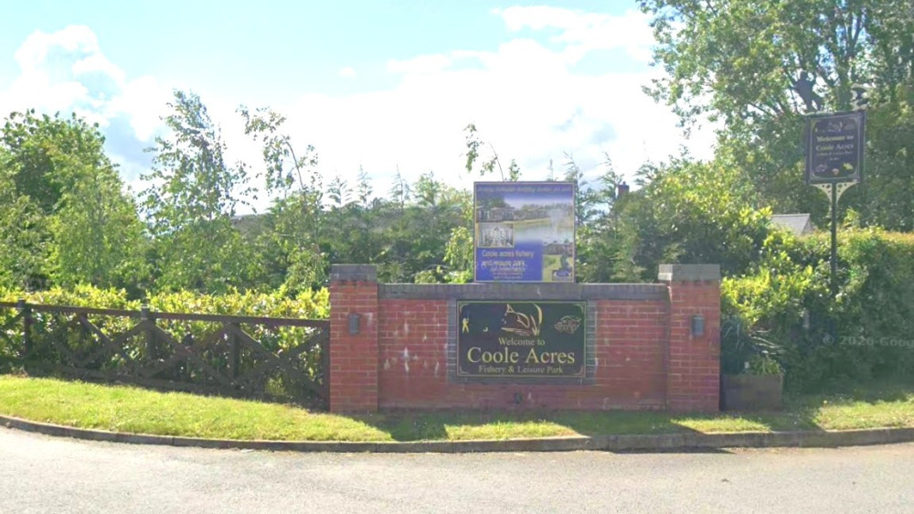 Cheshire East has given the go-ahead for an additional 20 touring pitches for caravans at Coole Acres Fishery and Leisure Park, Coole Lane (Photo: Google).