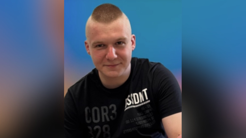He was last seen at about 3.30pm on Monday 10 August in the Tunstall area (image via Staffordshire Police)