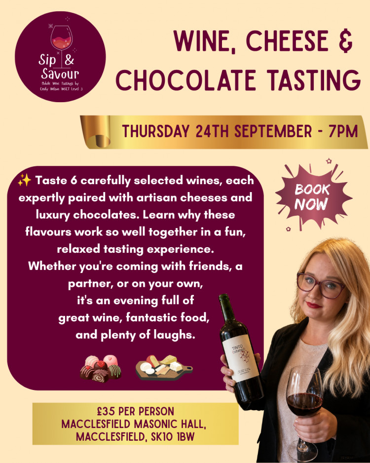 Wine, Cheese and Chocolate