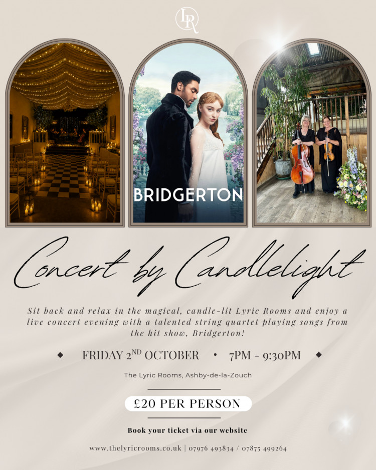 Concert by Candlelight ft. songs from BRIDGERTON!