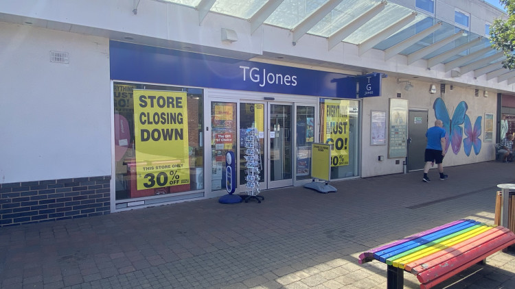 TGJones is closing in Kenilworth (image by Nub News)