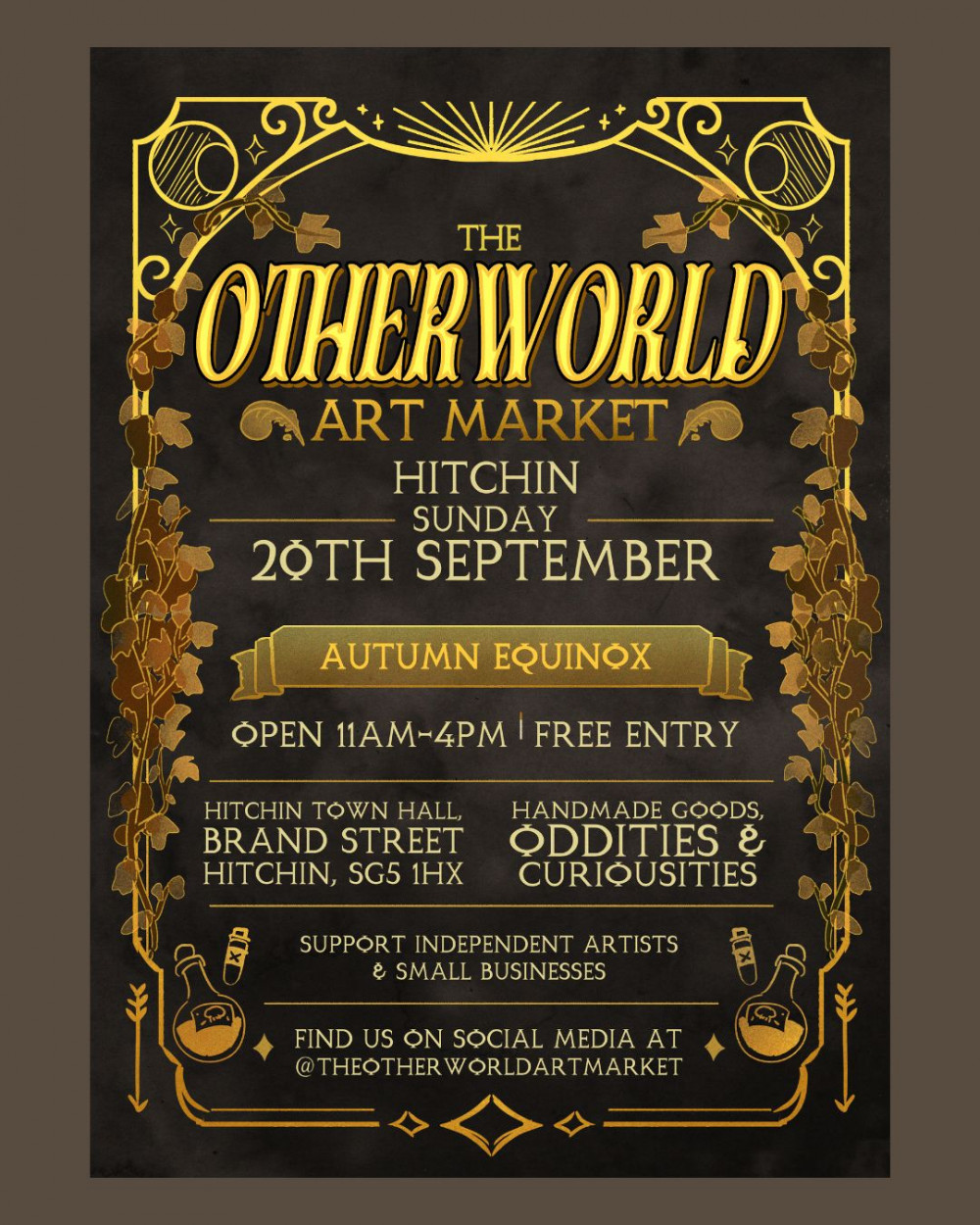 Hitchin Alternative Art Market – Autumn Equinox
