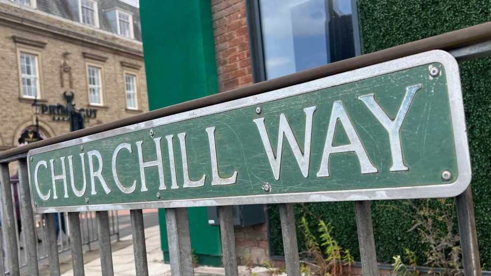 Police are investigating reports that  reported that a man had been assaulted and sexually assaulted in the Churchill Way area of the town (Credit: Nub News)