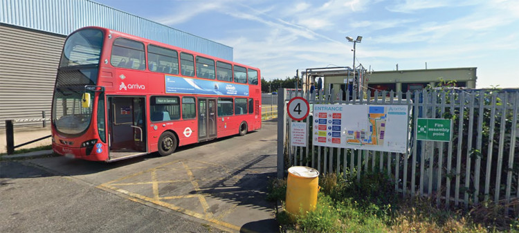 The Arriva depot on Magnet Lane