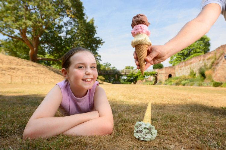 English Heritage offers 'Ice-Cream Splat Insurance' until the end of August! (image via English Heritage)