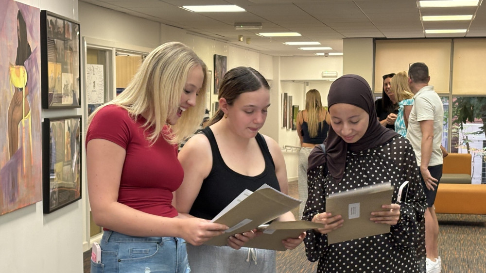 A total of 77 students achieved three or more A* to A grades (Image supplied)
