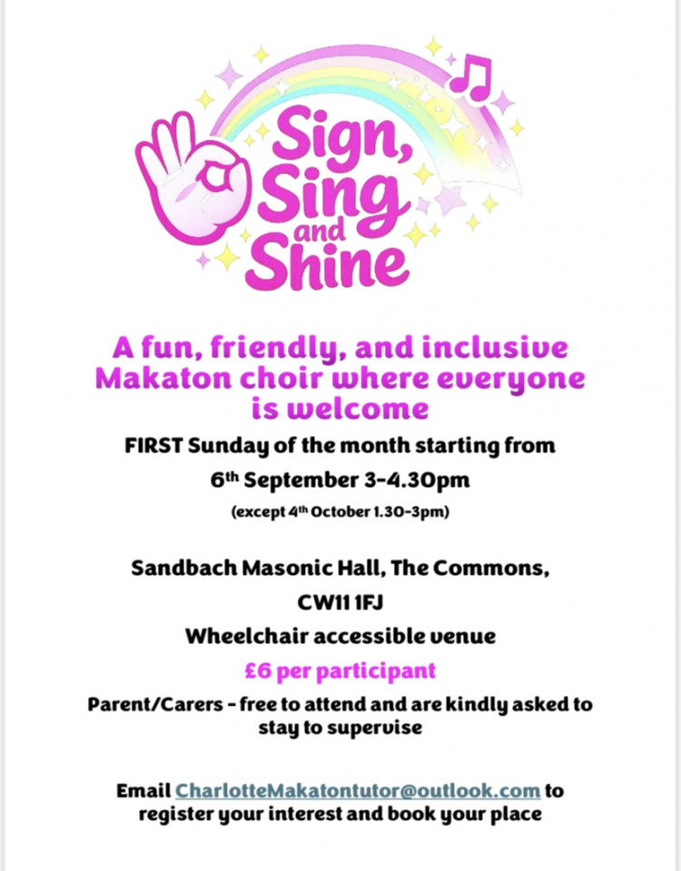 Sign, sing and shine INCLUSIVE Makaton choir 