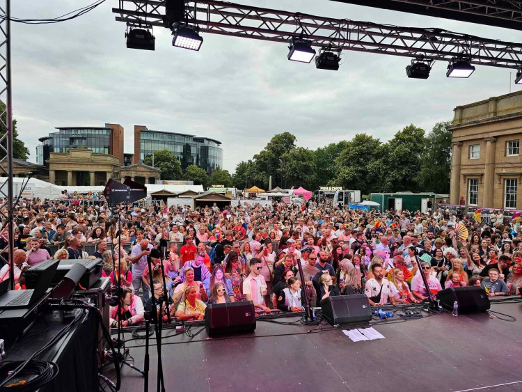 Thousands of people are expected to gather in Chester this Saturday (Image via: Chester Pride)