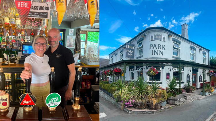 Anne and Simon Perry are celebrating one year at The Park Inn (image via The Park Inn)
