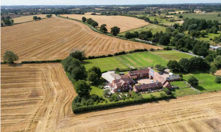 Taylor Wimpey is planning to build 1,100 homes in Milverton, between Kenilworth and Leamington Spa (Image via planning application)