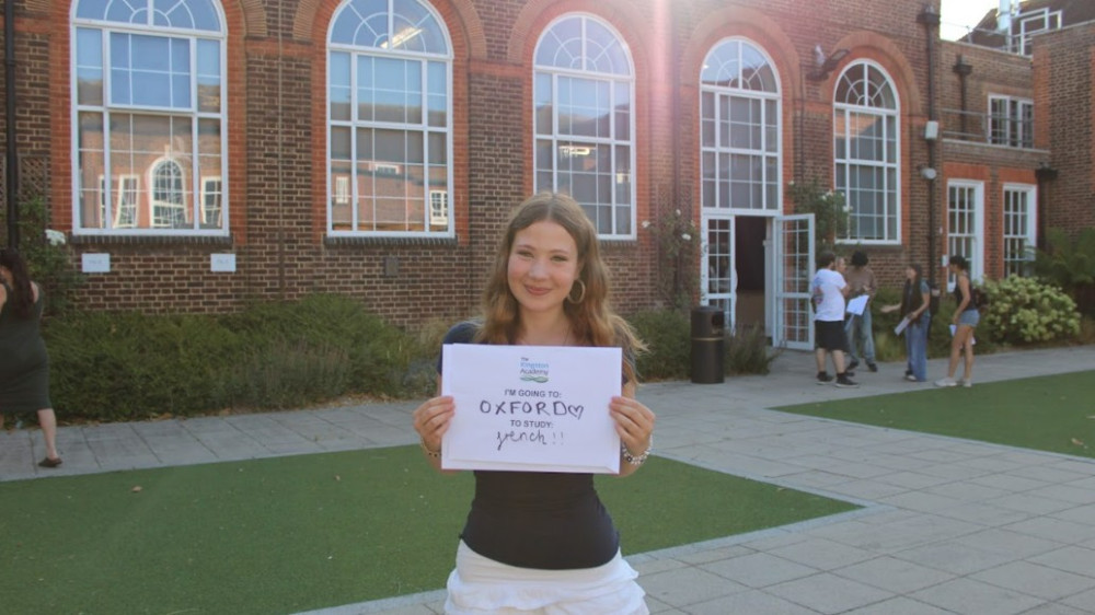 Ella from Kingston Academy is off to study French at the University of Oxford (credit: Image supplied).
