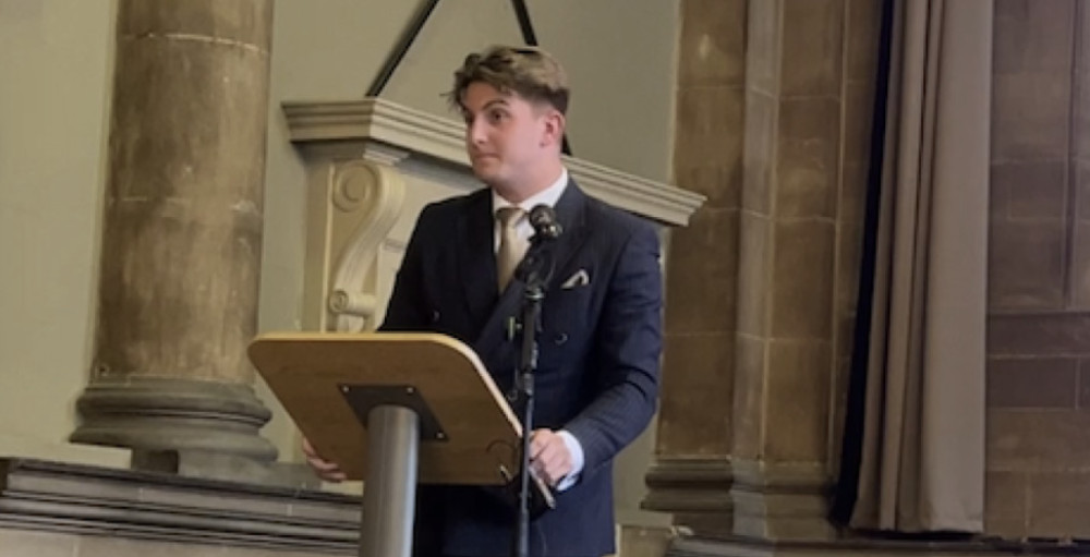 Cllr Finch, facing another leadership challenge, claims public support despite controversy over breaches and culture at WCC (image via Nub News)