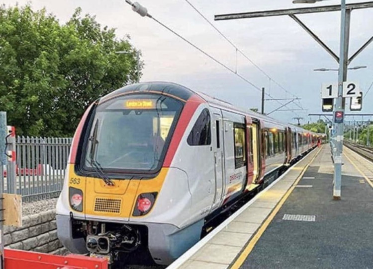 A Greater Anglian train at Wickford
