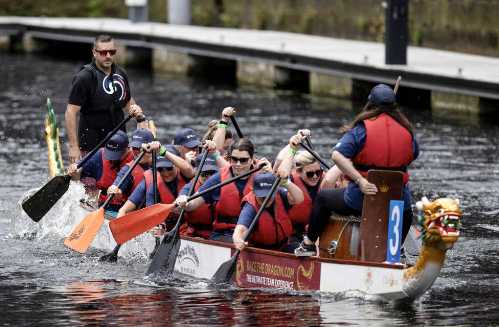 Warwick will host a Dragon Boat Racing event at St Nicholas Park on 22 August, from 9.30am-4pm, as part of the World Corporate Games (image via World Corporate Games)