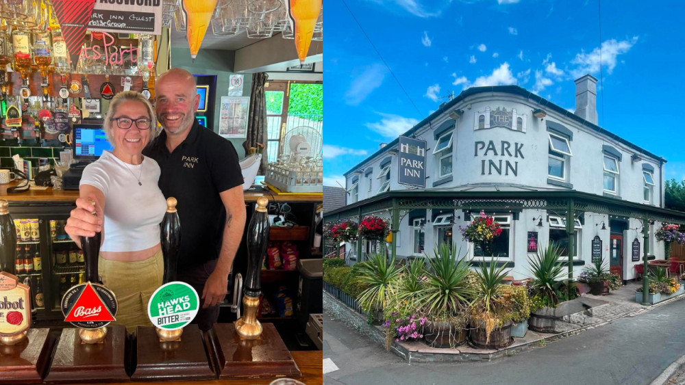 Anne and Simon Perry are celebrating one year at The Park Inn (image via The Park Inn)
