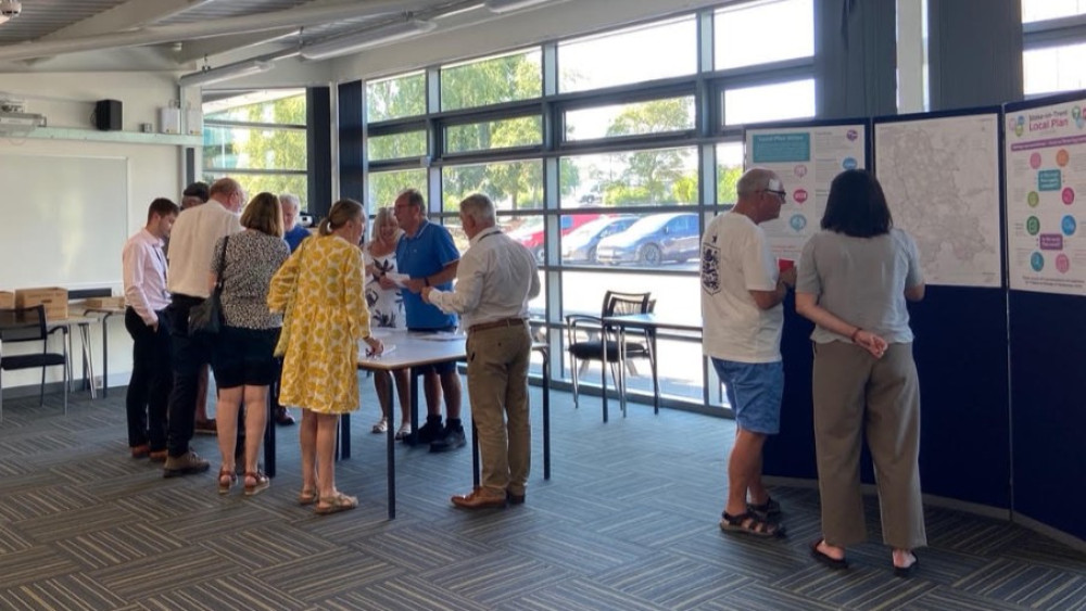 A Stoke-on-Trent local plan consultation event in Trentham (image via Phil Corrigan - LDR)